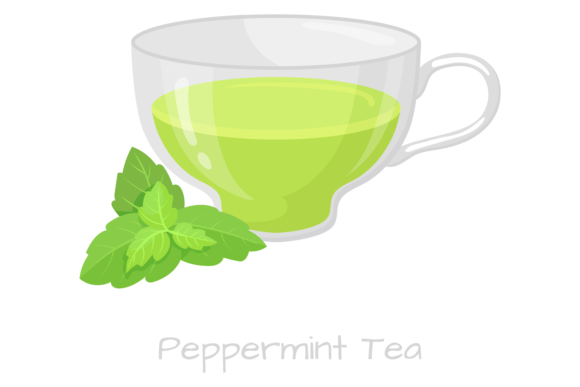 Download Peppermint Tea. Aroma Herbal Green Leaf - Leaf Collection