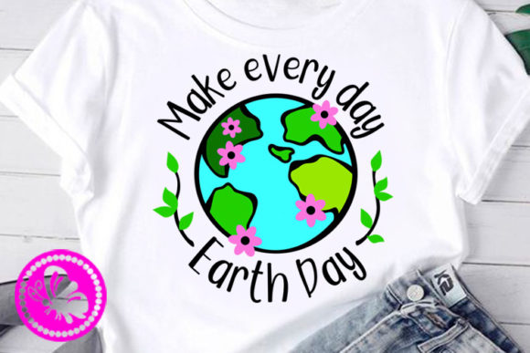 Download Make Every Day Earth Day Clipart Globe - Premium Bundle