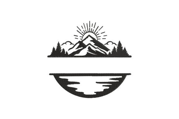 Download Mountain Landscape Monogram - Monogram Collection