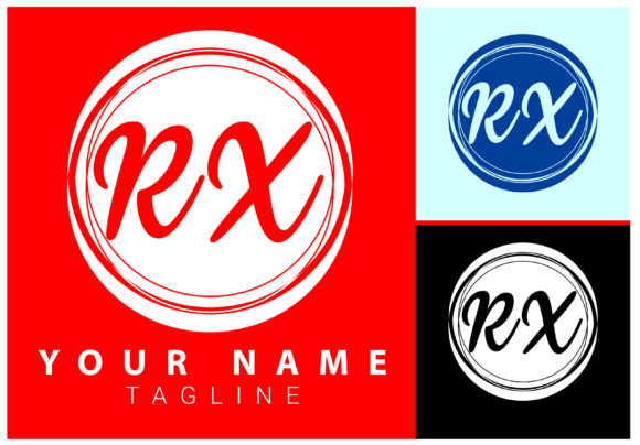Download RX Initial Letter Signature Logo Design - Signature logo Collection
