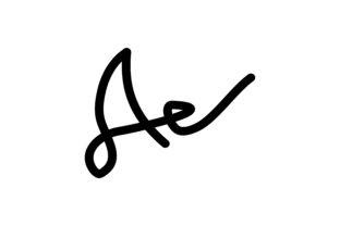 Download A Letter Signature Logo - Signature logo Collection