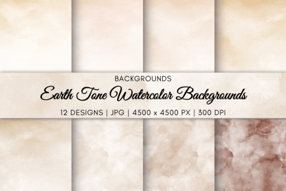 Download Earth Tone Watercolor Backgrounds - Premium Resources