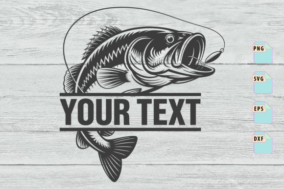 Download Bass Fishing Monogram Svg Bundle - Monogram Collection