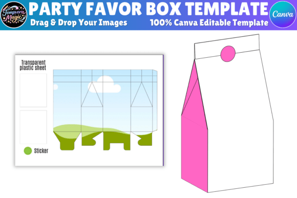 Download Box Canva Editable Template - Editable Collection