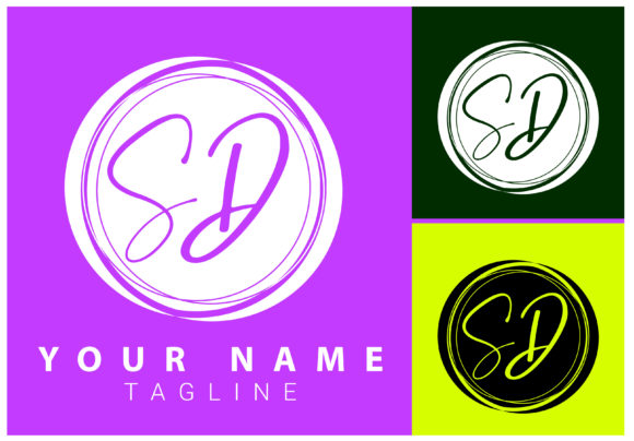 Download SD Initial Letter Signature Logo Design - Signature logo Collection