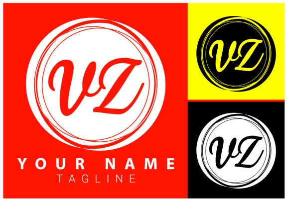 Download VZ Initial Letter Signature Logo Design - Signature logo Collection