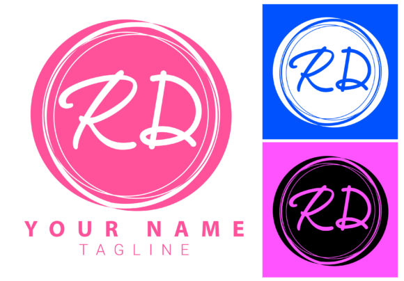 Download RD Initial Letter Signature Logo Design - Signature logo Collection